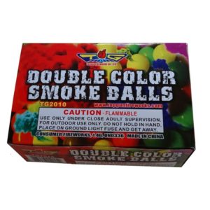 double color smoke balls firewor