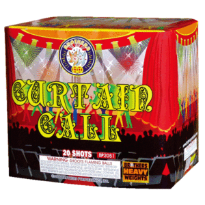 curtain call 500 gram cake firework