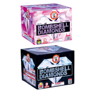 bombshell diamond 500 gram cake firework