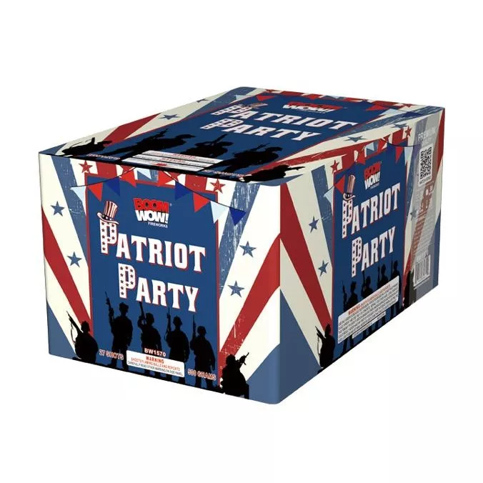 patriot party 500 gram cakes boomwow firework
