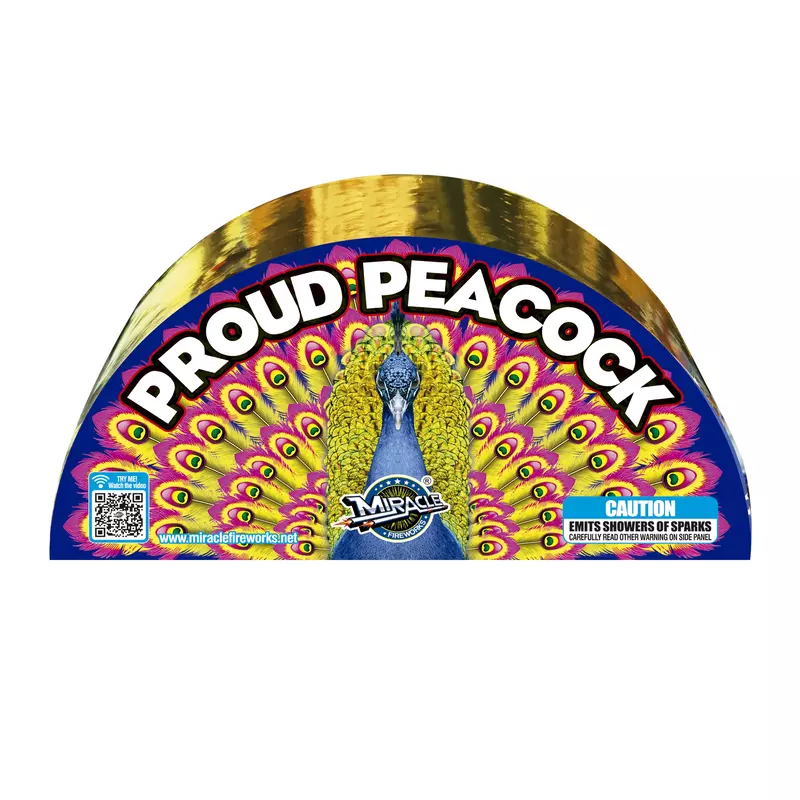 pround peacock fountain miracle firework