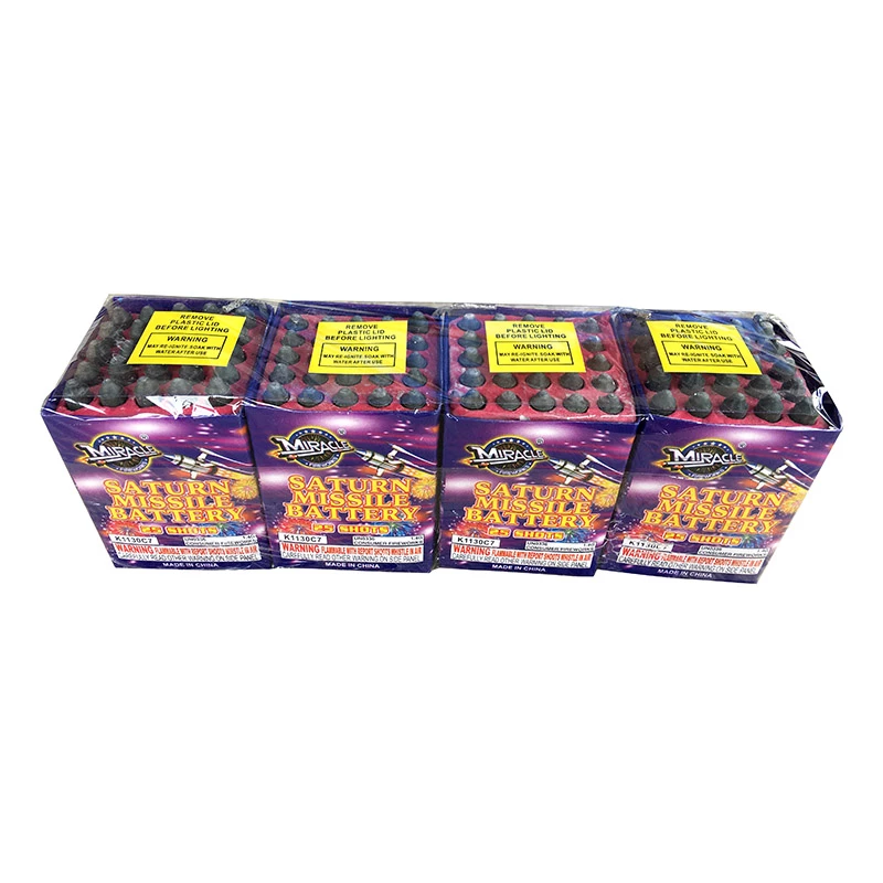 saturn missile battery 24 shots 4 pack miracle firework