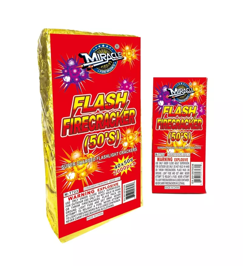 flash crackers 50 strips firecrackers miracle firework