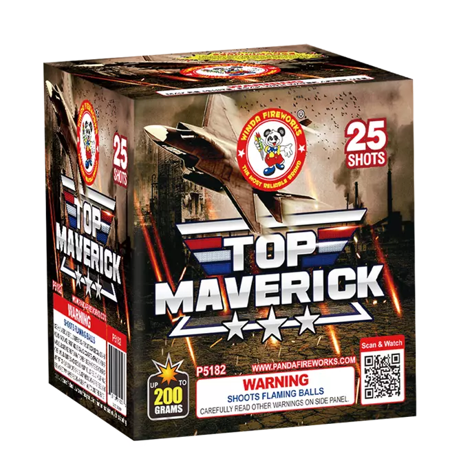 top maverick 200 gram cake winda firework 25 shots