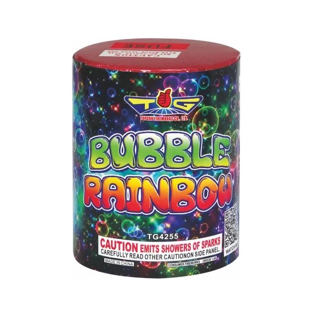 bubble rainbow fountain topgun firework