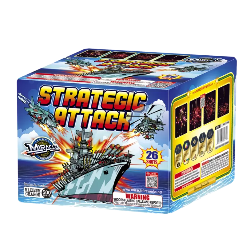 strategic attack 500 gram cake miracle firework