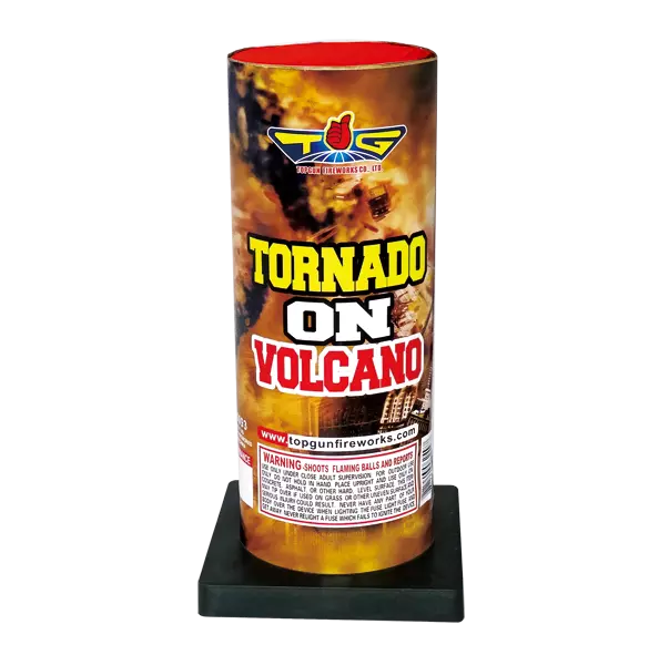 tornado on volcano topgun firework