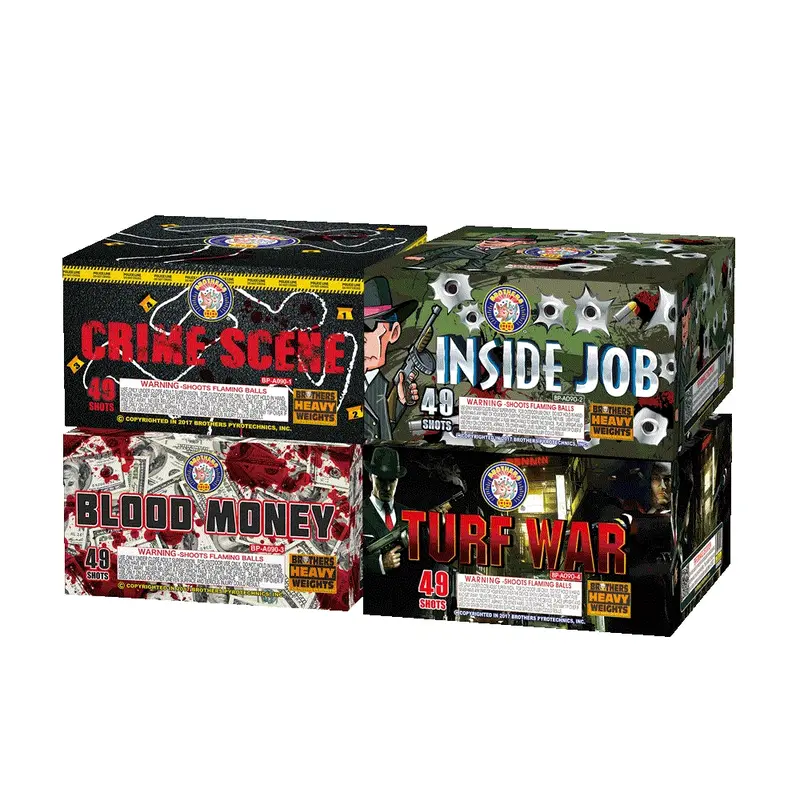 mob madness brothers pyrotechnics 500 gram cakes
