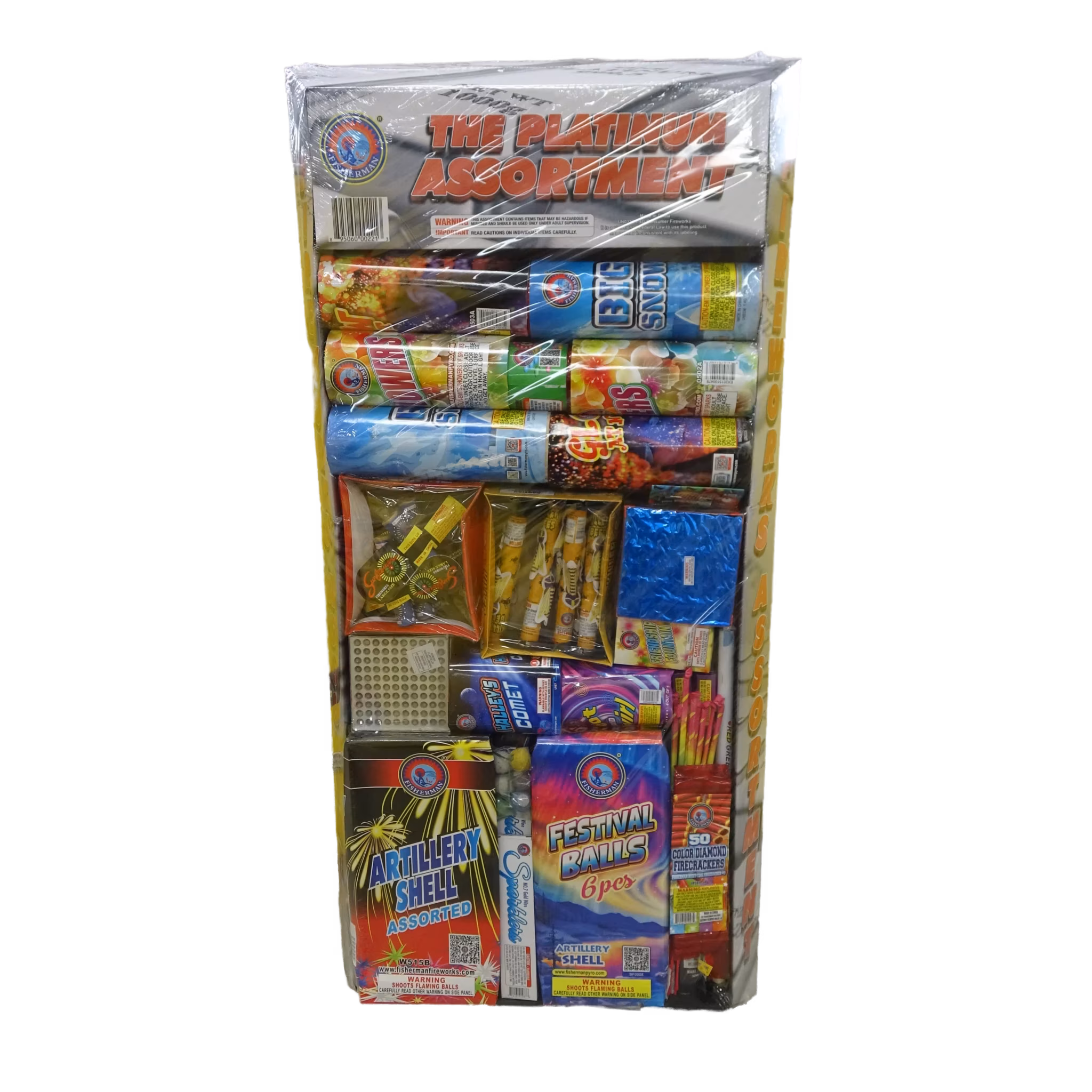 platinum assortment fisherman fireworks